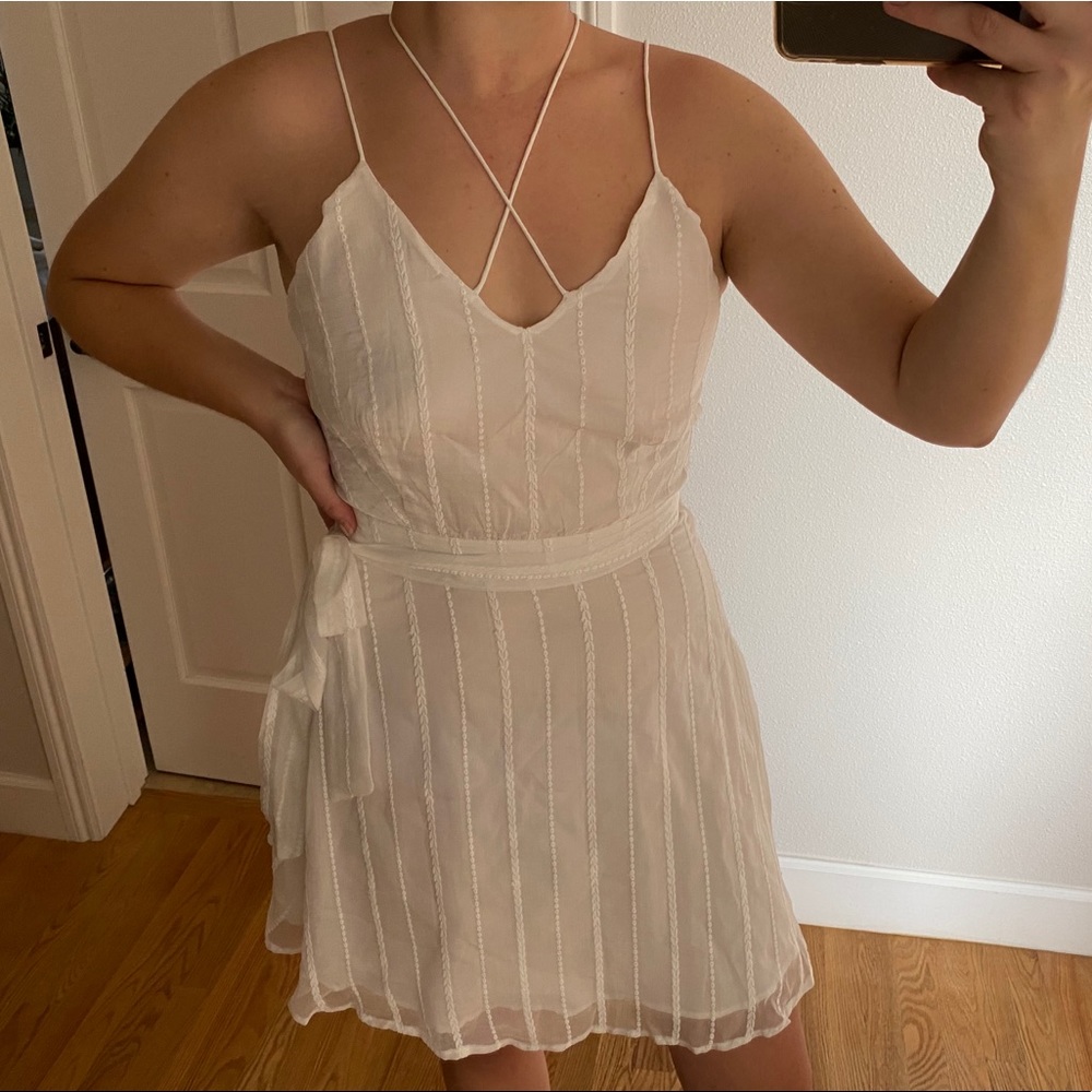 NWT white mini dress